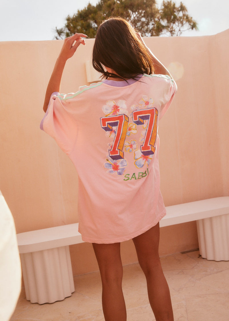 THE FLAMINGO RACING TEE - PINK