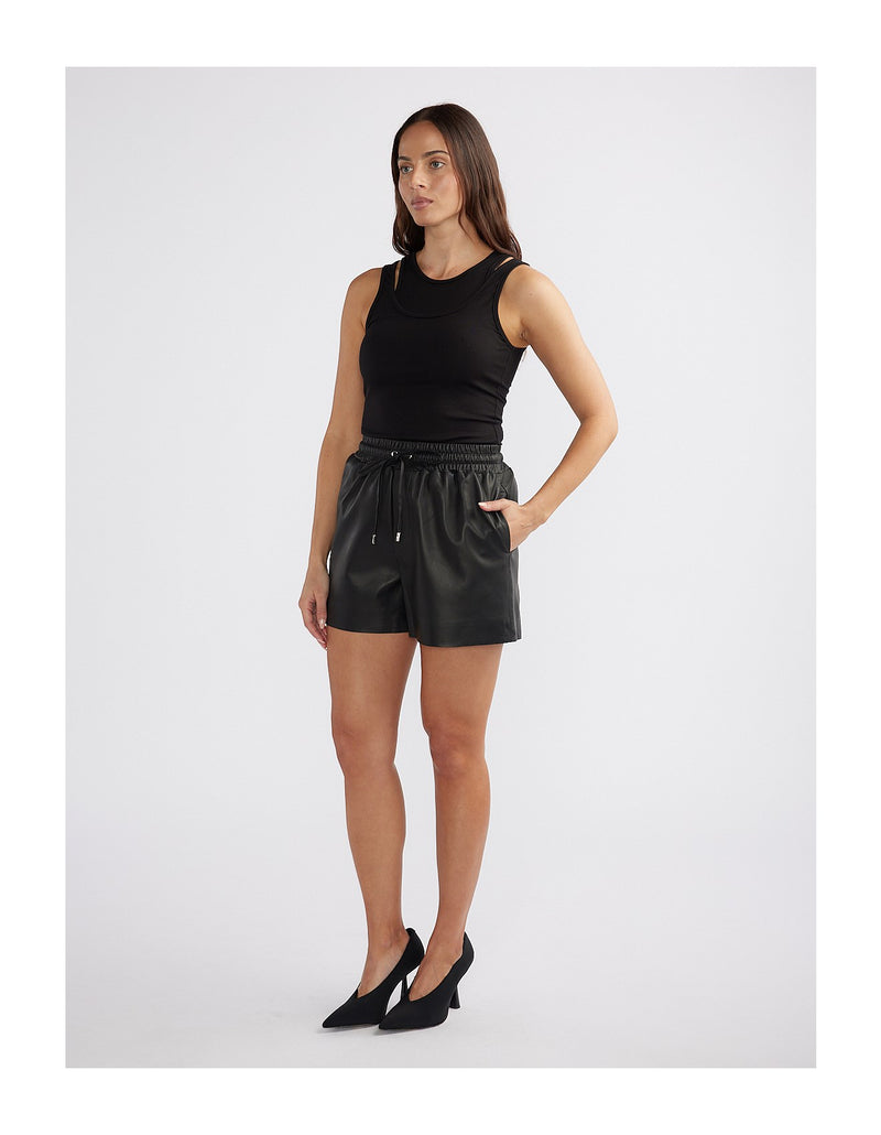 Ena Pelly Melissa Leather Short