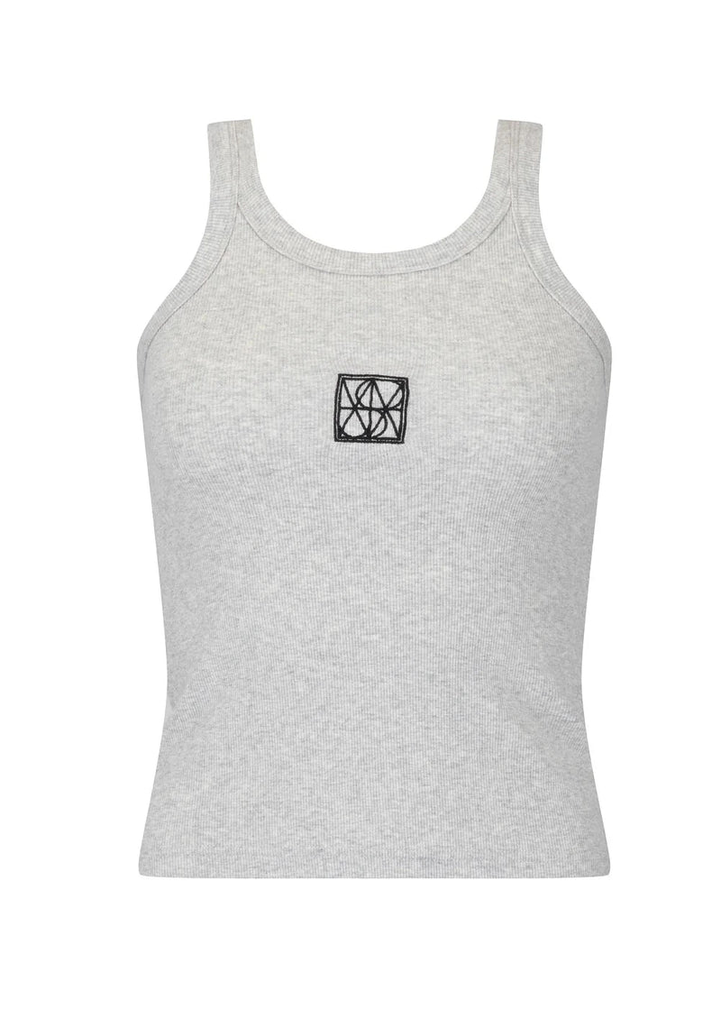 Araminta James monogram grey marle tank available at Guanabana Boutique Newcastle.