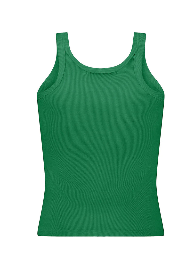 Monogram Tank Deep Green