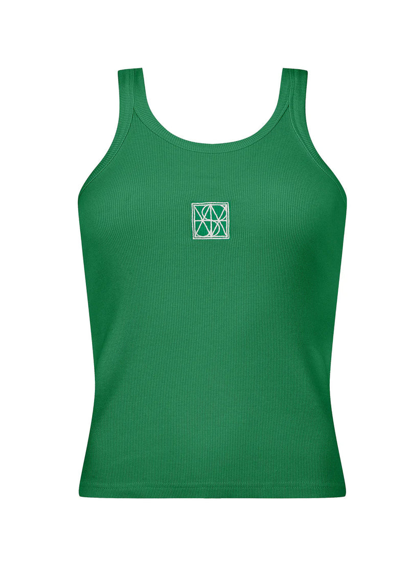 Monogram Tank Deep Green