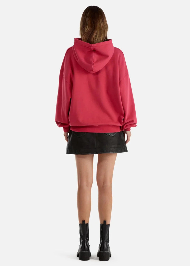 Ena Pelly Brooke Oversized Hoodie Poppy Red available at Guanabana Boutique Darby Street, Newcastle.