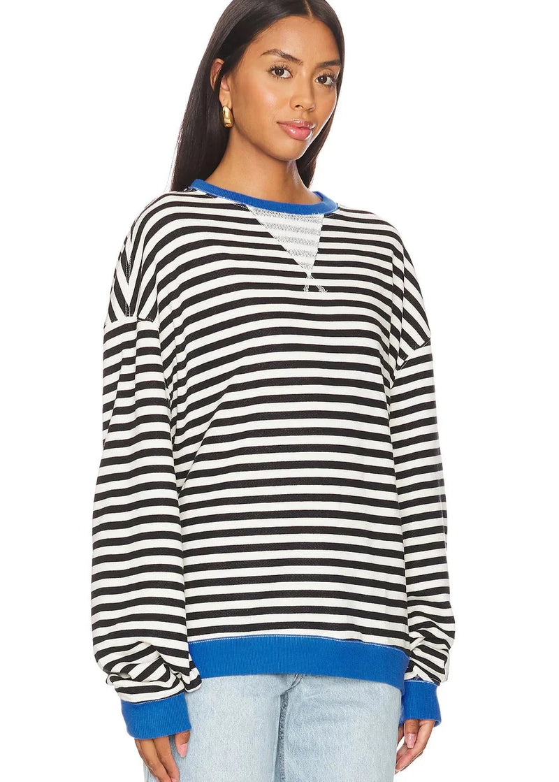 Classic Striped Crew