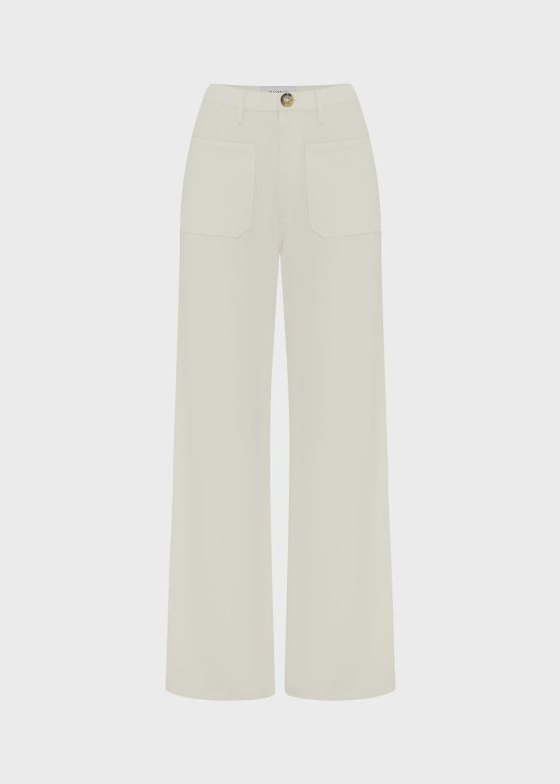 PAIGE LINEN PANTS BONE