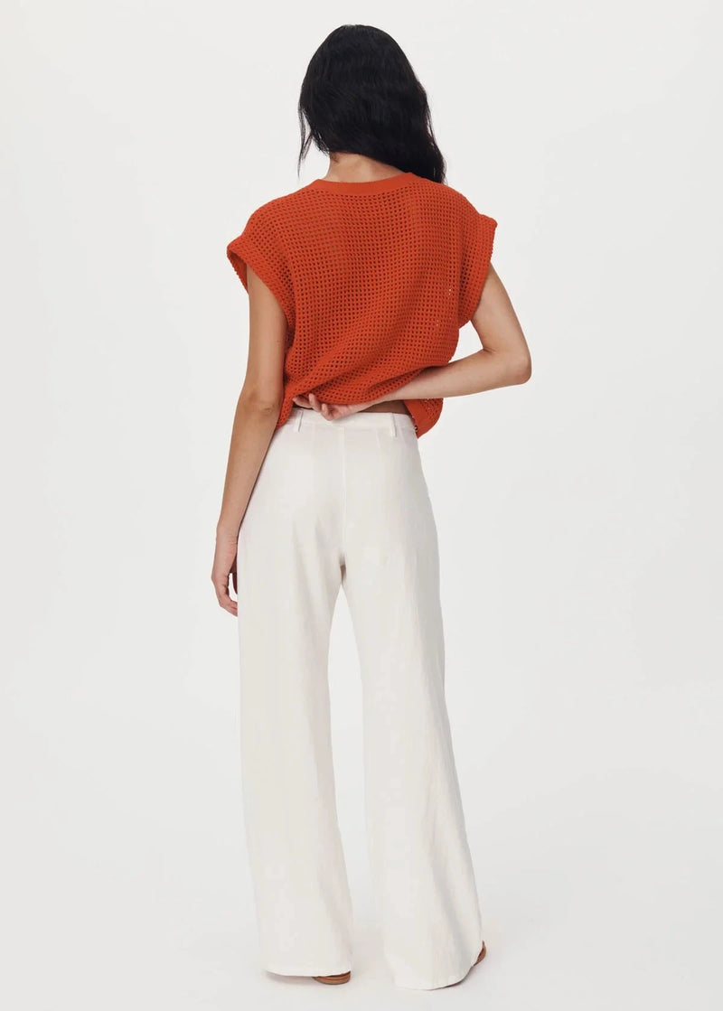 PAIGE LINEN PANTS BONE