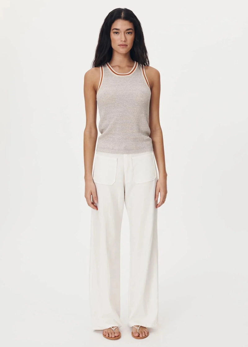 PAIGE LINEN PANTS BONE