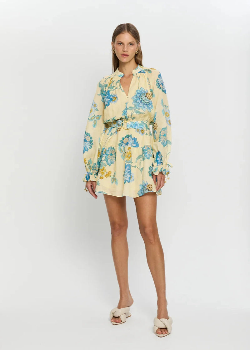 Giselle Blouson Sleeve Mini Dress