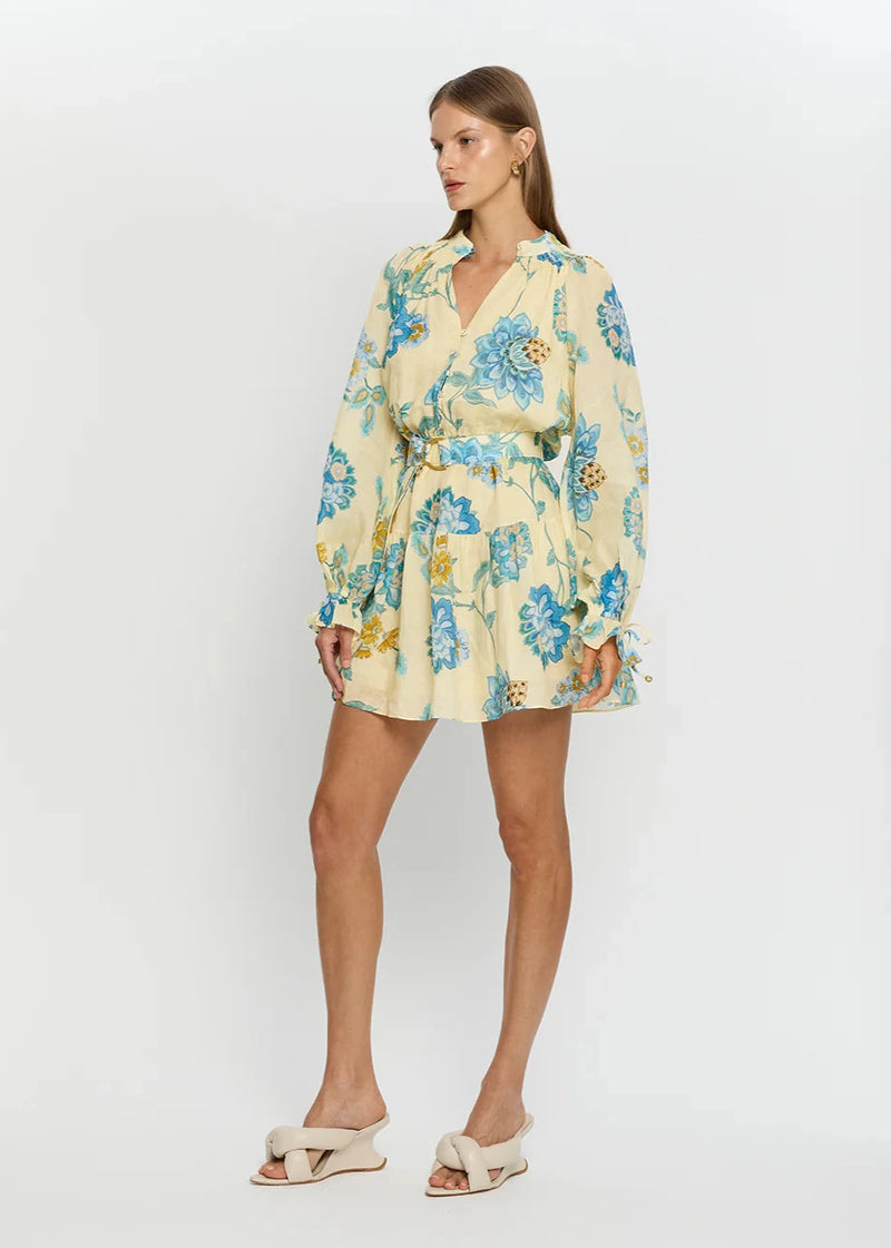 Giselle Blouson Sleeve Mini Dress