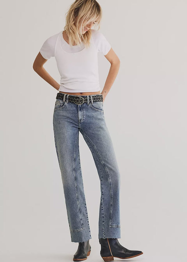 We The Free Risk Taker Mid-Rise Jeans Mantra