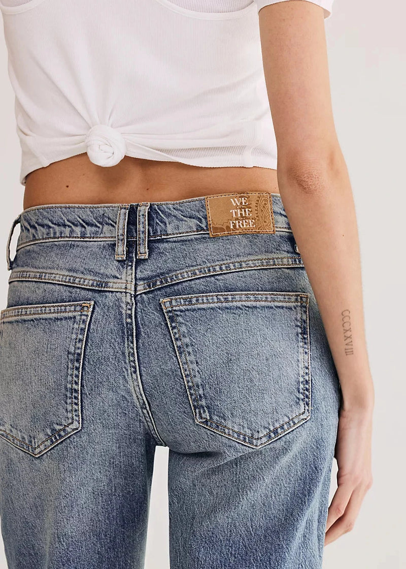 We The Free Risk Taker Mid-Rise Jeans Mantra