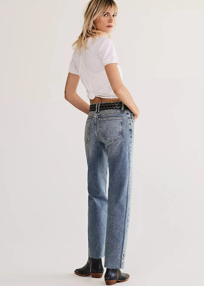 We The Free Risk Taker Mid-Rise Jeans Mantra