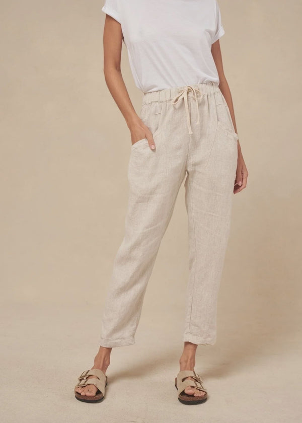 Luxe Linen Pants Natural