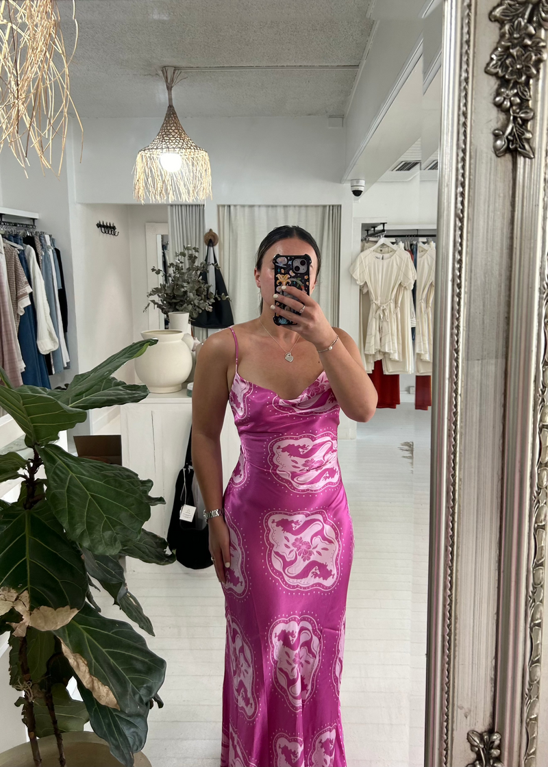 Isla Bias Maxi Dress