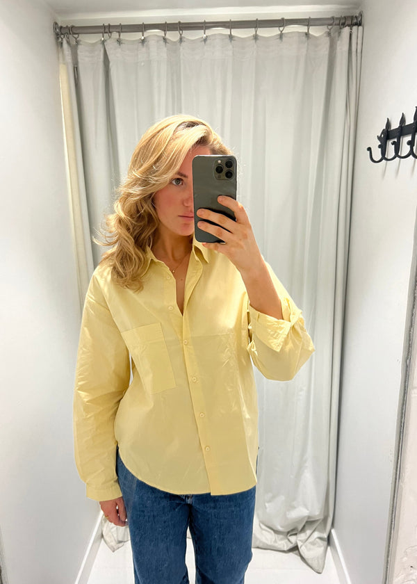 Little Lies Lemon Lana Button Up Shirt available at Guanabana Boutique Darby Street, Newcastle. 