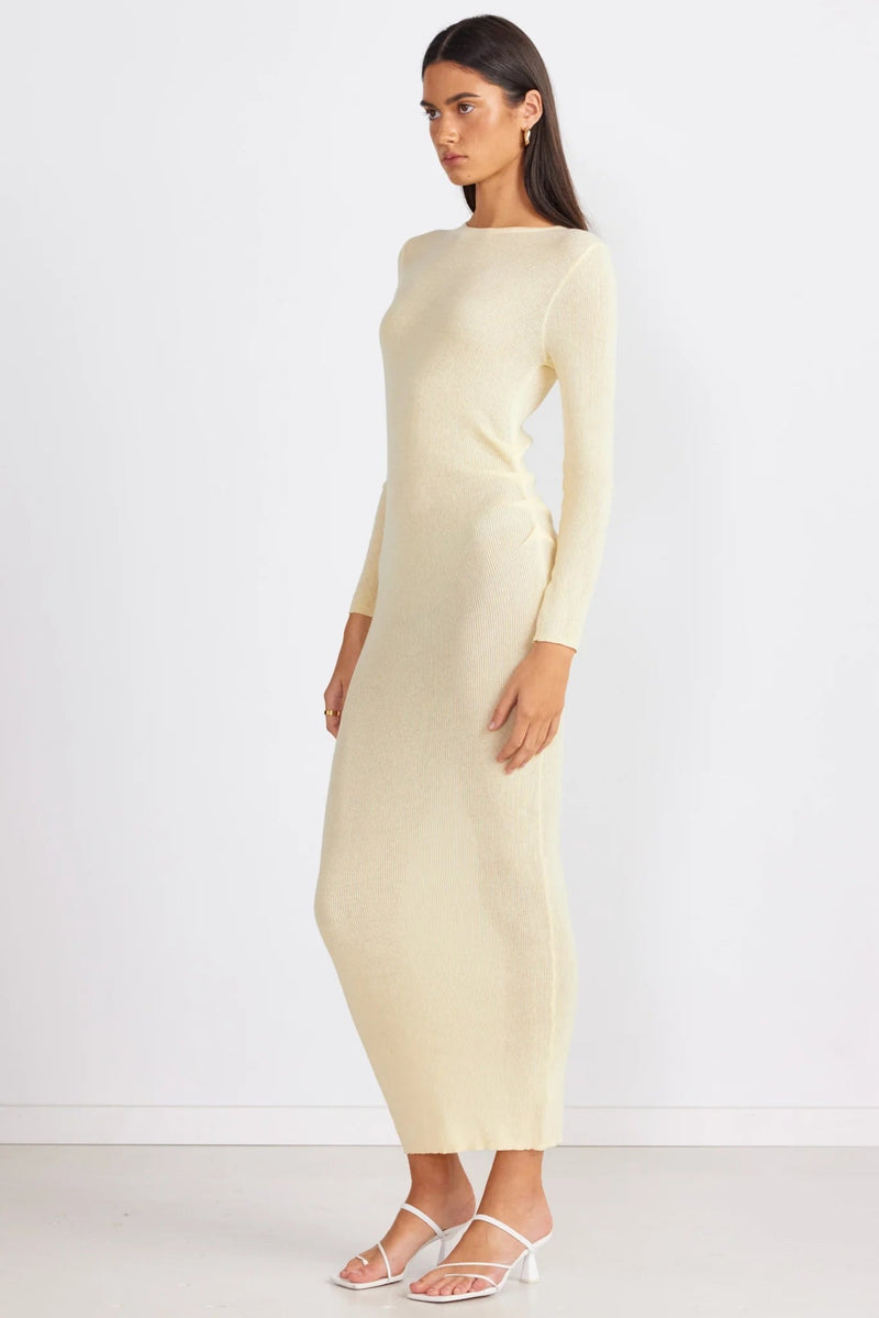 Sloane Maxi Dres Panna Cotta