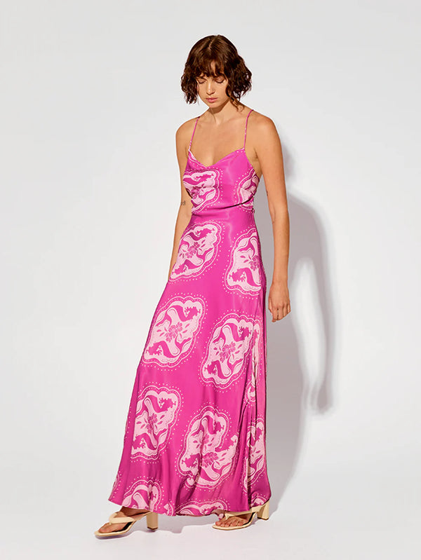 Isla Bias Maxi Dress