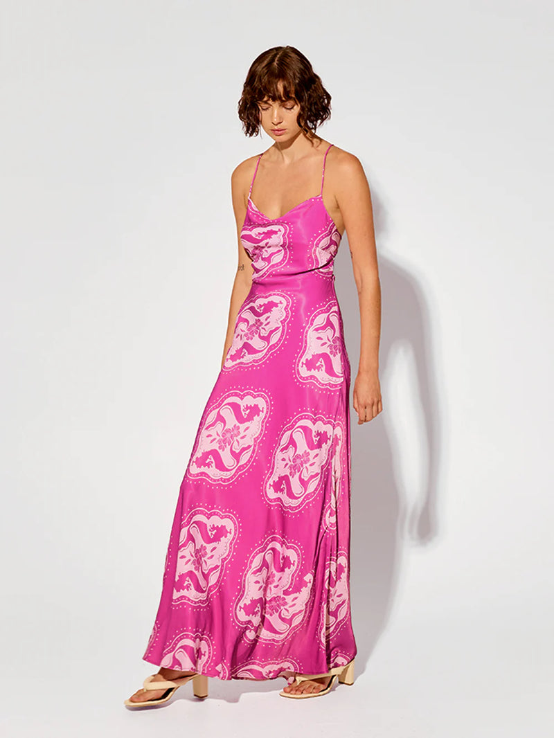 Isla Bias Maxi Dress