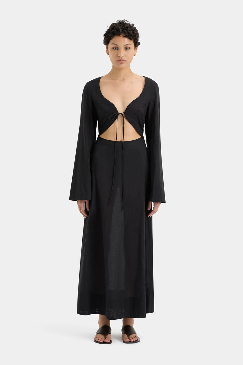 Orlin Coverup Dress - Black