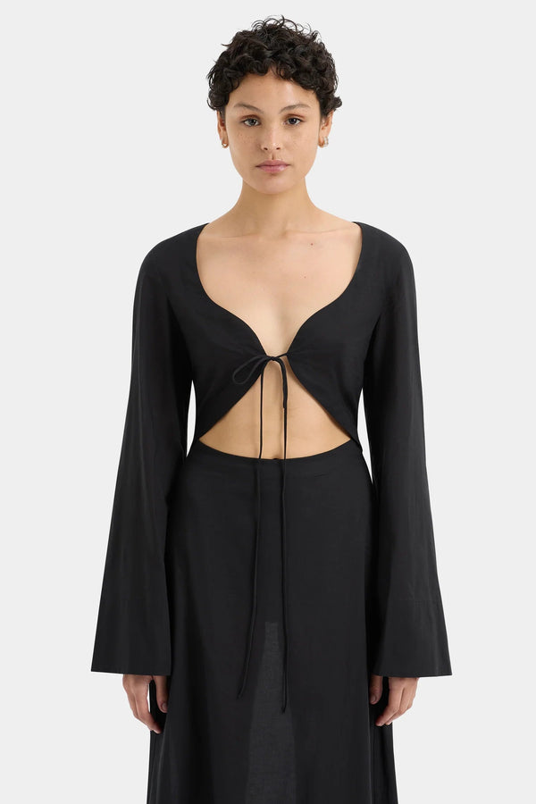 Orlin Coverup Dress - Black