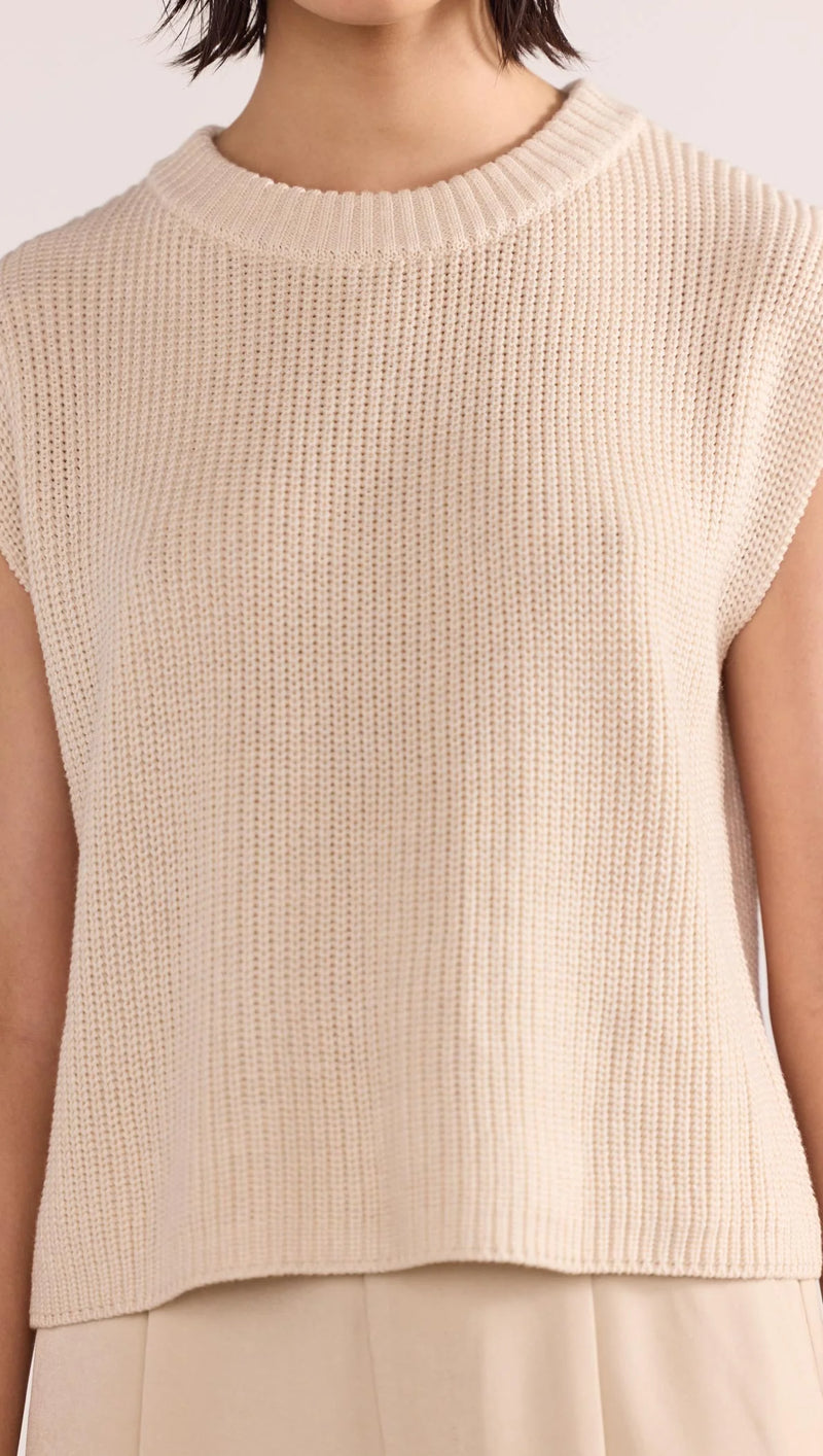 Petra Knit Top - Natural