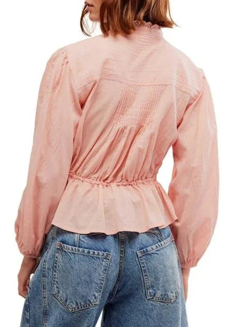 Free People Mellow Rose Best of Me Blouse available at Guanabana Designs and Boutique Darby Street, Newcastle.