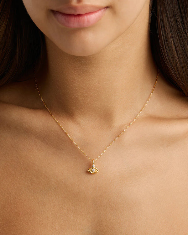 I Am Protected Necklace - 18k Gold Vermeil